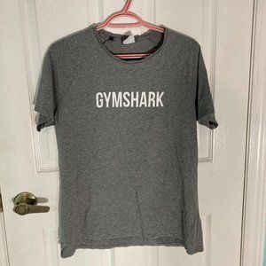 Gymshark Men's Grey Tshirt - Size Medium